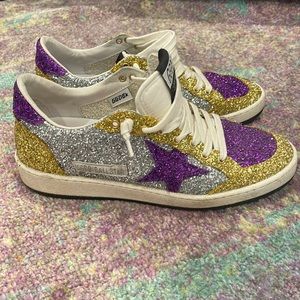 Golden Goose Glitter Ball Star Sneakers